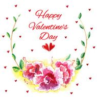 Watercolor hearts N3