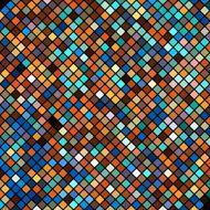 Abstract mosaic background of colorful squares