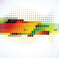 colorful dots pattern technology background- Illustration