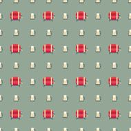 beer barrels and glass pattern