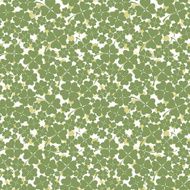 Seamless texture with clover of four leaves