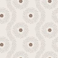 Seamless pattern of twigs