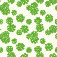 Seamless texture with clover of four leaves N2