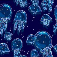 Jellyfish in the deep sea