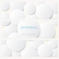 Set of abstract template banner N6