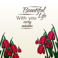Floral background N856