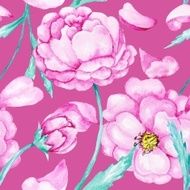 Spring blossoming botanic pattern