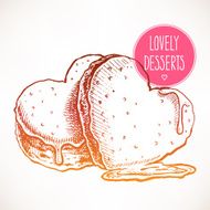 heart dessert