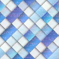 Light blue geometric pattern with matrix elements