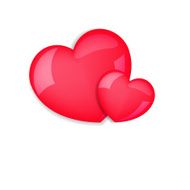 Valentines heart Vector illustration