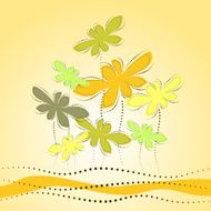 Floral background N858