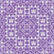Seamless damask wallpaper N89