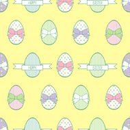 Vector background with Easter eggs