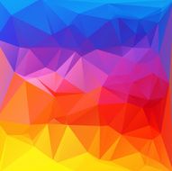 Vivid Color Polygonal Mosaic Background Creative Business Design Templates