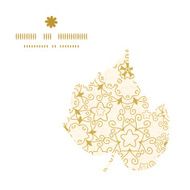 Vector abstract swirls old paper texture leaf silhouette pattern frame