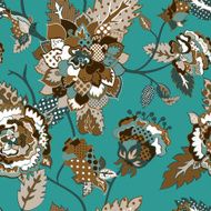 beautiful seamless vector background with roses