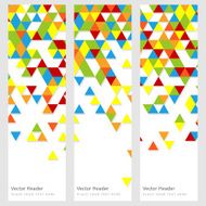 Abstract template horizontal banner N4