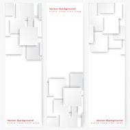Abstract template vertical banner N2