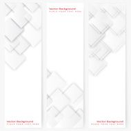 Abstract template vertical banner N3