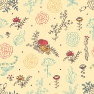 ornament seamless of floral graphic design elements