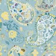 beautiful paisley seamless background N4