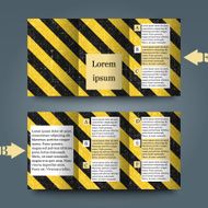 Brochure template with abstract background N45