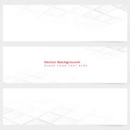 Abstract template horizontal perspective banner