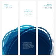 Set of abstract template banner N12