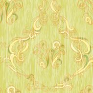 element of seamless pattern with elegant drawing in floral style N2