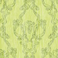 element of seamless pattern with elegant drawing in floral style N3