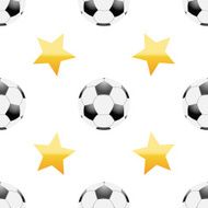 Universal vector football seamless patterns tiling Sport theme with balls