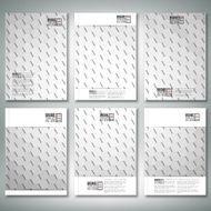 Geometric backgrounds abstract hexagonal patterns Brochure flyer or report for N5