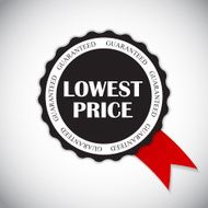 Lowest Price Label Vector Illustration N2
