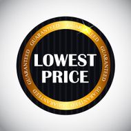 Lowest Price Label Vector Illustration N7