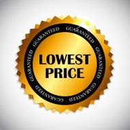 Lowest Price Label Vector Illustration N11