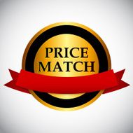 Price Match Label Vector Illustration N6