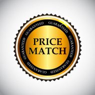 Price Match Label Vector Illustration N9