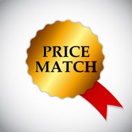 Price Match Label Vector Illustration N12