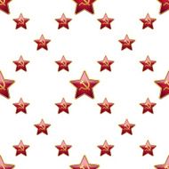 Universal Vector Badge Soviet Union Stars Seamless Patterns Tiling N4