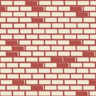 Brick wall - vector background N2