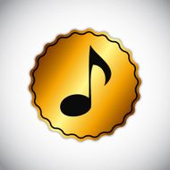 Abstract Music Sign Vector Illustration for Your Design