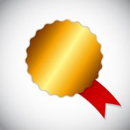 Best Choice Golden Label Vector Illustration N5