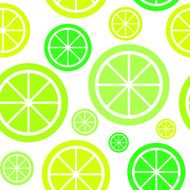 Lemon Fruit Abstract Seamless Pattern Background Vector Illustra N3
