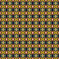 seamless background of geometric ornament with yellow stripes a