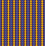 seamless background of geometric ornament with yellow diamonds