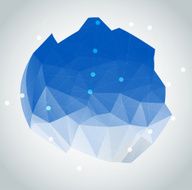 Abstract polygonal background triangles N22
