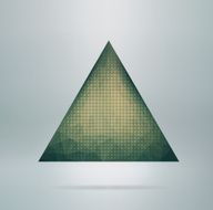 abstract vector polygonal triangle N2