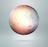 abstract vector polygonal sphere N3