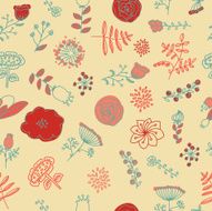 ornament seamless of floral graphic design elements N2