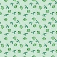 green leaf pattern N2